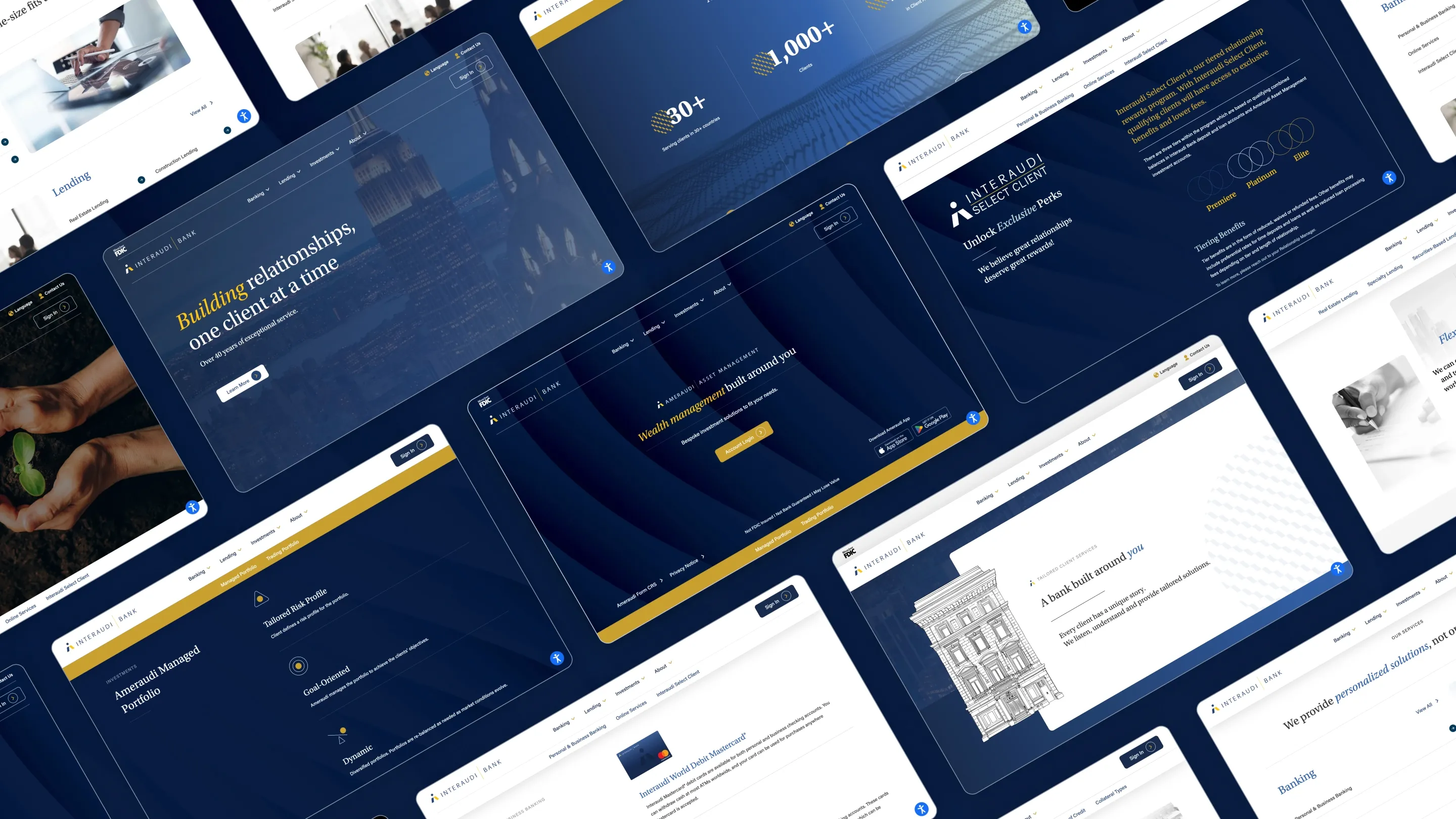 Interaudi Bank Website Design Interaudi Bank Website Design